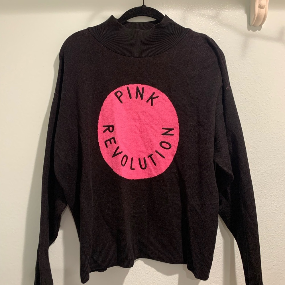 Topshop Pink Revolution Sweater
